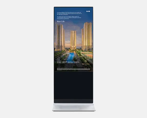 Digital standee display, digital display standee, led display standee, digital advertising standee, led screen standee, digital standee price, digital standee for rent, led standee display price